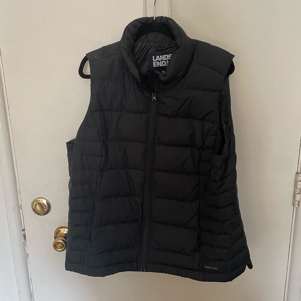 Land’s End Plus Size Puffer Vest